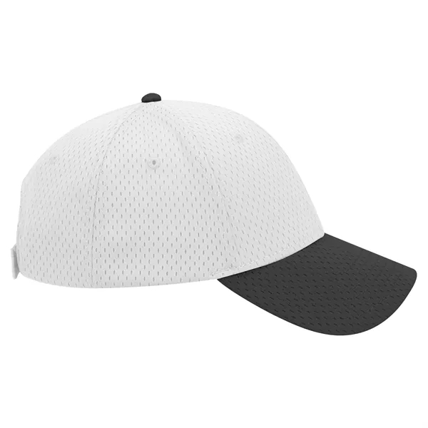 Polyester Pro Mesh Gray Undervisor 6 Panel Baseball Cap - Polyester Pro Mesh Gray Undervisor 6 Panel Baseball Cap - Image 84 of 112