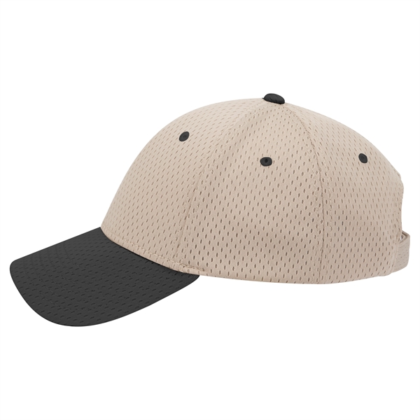 Polyester Pro Mesh Gray Undervisor 6 Panel Baseball Cap - Polyester Pro Mesh Gray Undervisor 6 Panel Baseball Cap - Image 89 of 112