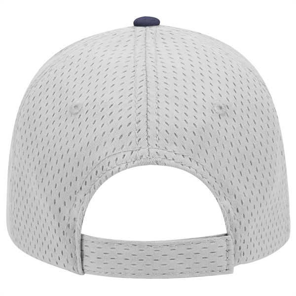 Polyester Pro Mesh Gray Undervisor 6 Panel Baseball Cap - Polyester Pro Mesh Gray Undervisor 6 Panel Baseball Cap - Image 93 of 112