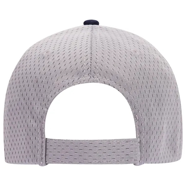 Polyester Pro Mesh Gray Undervisor 6 Panel Baseball Cap - Polyester Pro Mesh Gray Undervisor 6 Panel Baseball Cap - Image 94 of 112