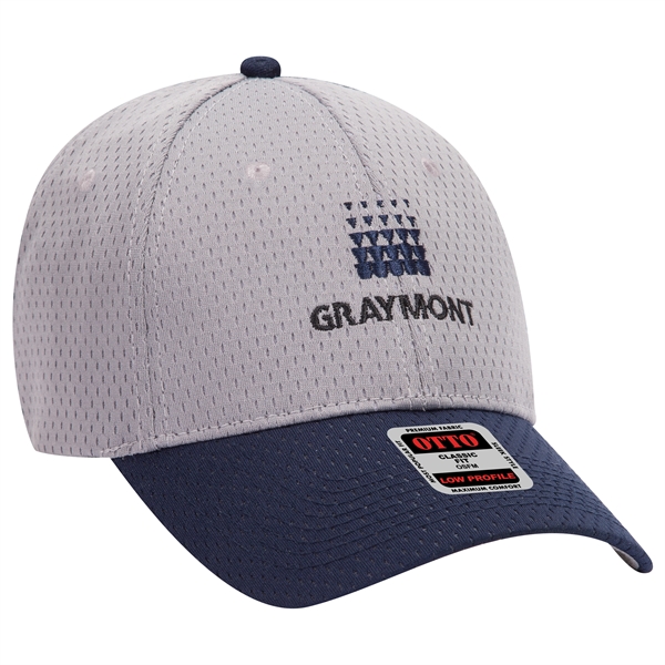 Polyester Pro Mesh Gray Undervisor 6 Panel Baseball Cap - Polyester Pro Mesh Gray Undervisor 6 Panel Baseball Cap - Image 92 of 112