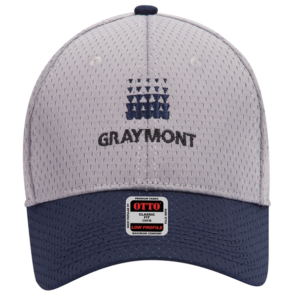 Polyester Pro Mesh Gray Undervisor 6 Panel Baseball Cap - Polyester Pro Mesh Gray Undervisor 6 Panel Baseball Cap - Image 98 of 112