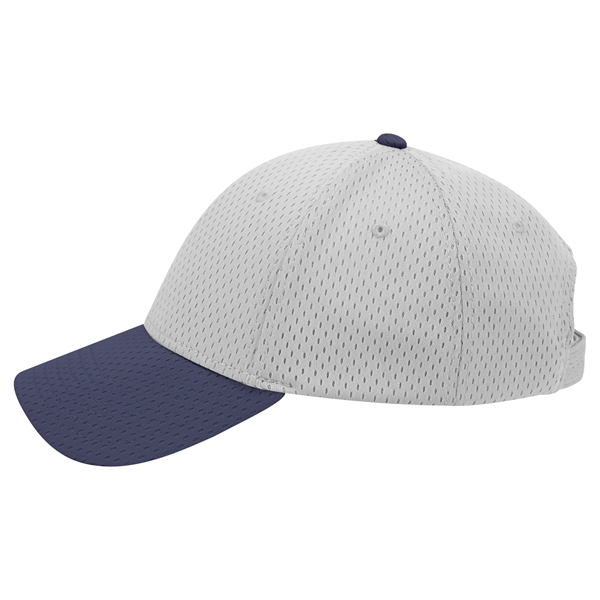 Polyester Pro Mesh Gray Undervisor 6 Panel Baseball Cap - Polyester Pro Mesh Gray Undervisor 6 Panel Baseball Cap - Image 99 of 112