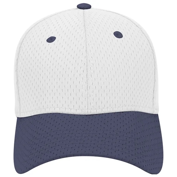 Polyester Pro Mesh Gray Undervisor 6 Panel Baseball Cap - Polyester Pro Mesh Gray Undervisor 6 Panel Baseball Cap - Image 103 of 112