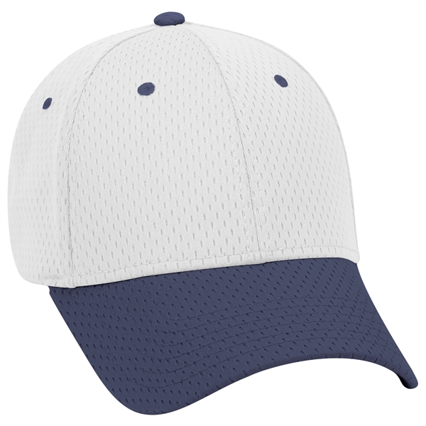 Polyester Pro Mesh Gray Undervisor 6 Panel Baseball Cap - Polyester Pro Mesh Gray Undervisor 6 Panel Baseball Cap - Image 101 of 112