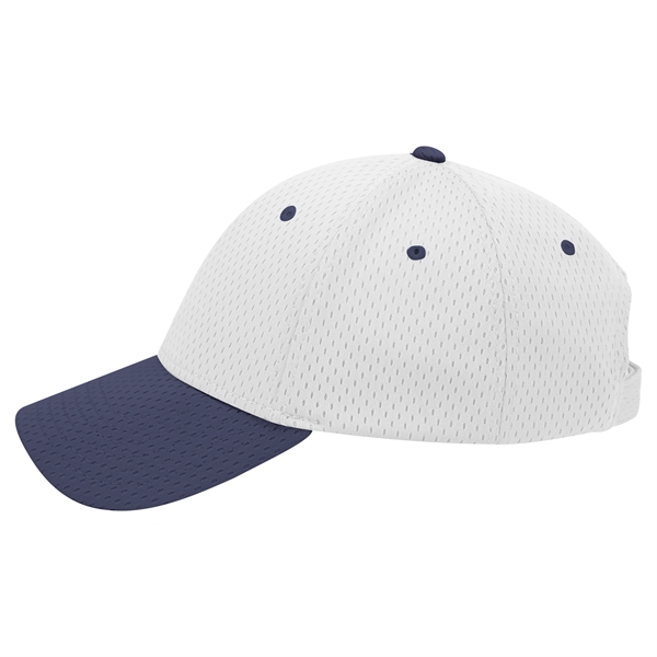 Polyester Pro Mesh Gray Undervisor 6 Panel Baseball Cap - Polyester Pro Mesh Gray Undervisor 6 Panel Baseball Cap - Image 105 of 112