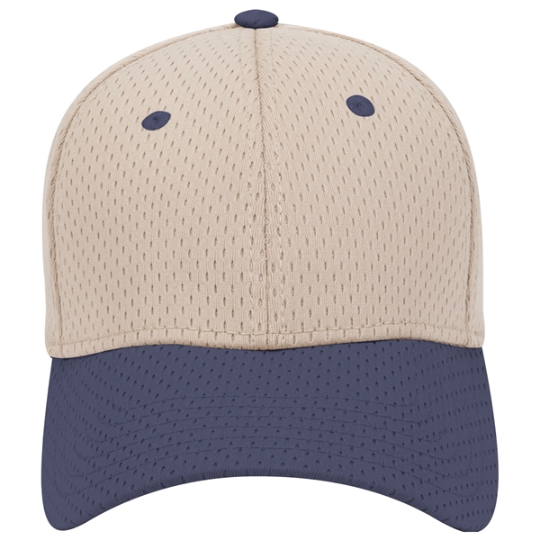 Polyester Pro Mesh Gray Undervisor 6 Panel Baseball Cap - Polyester Pro Mesh Gray Undervisor 6 Panel Baseball Cap - Image 109 of 112