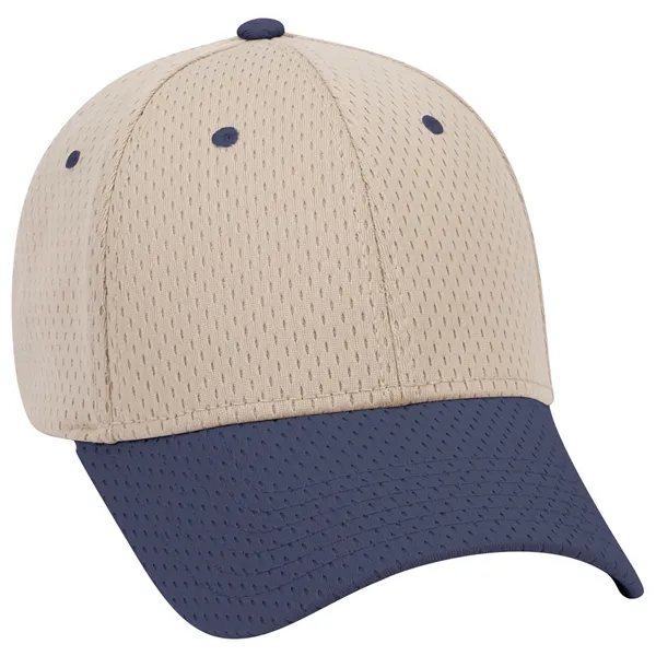 Polyester Pro Mesh Gray Undervisor 6 Panel Baseball Cap - Polyester Pro Mesh Gray Undervisor 6 Panel Baseball Cap - Image 107 of 112