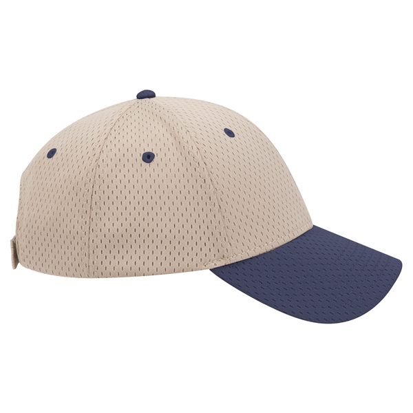 Polyester Pro Mesh Gray Undervisor 6 Panel Baseball Cap - Polyester Pro Mesh Gray Undervisor 6 Panel Baseball Cap - Image 112 of 112