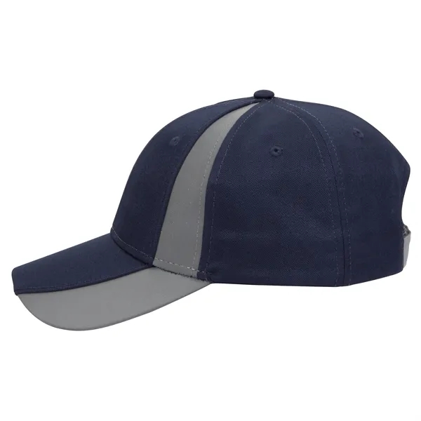 Piping Design Brushed Cotton Twill 6 Panel Baseball Cap - Piping Design Brushed Cotton Twill 6 Panel Baseball Cap - Image 16 of 95