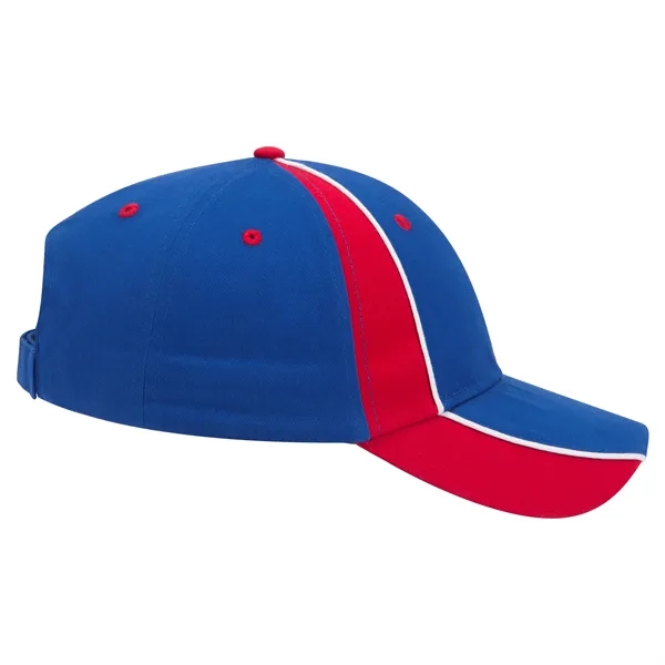 Piping Design Brushed Cotton Twill 6 Panel Baseball Cap - Piping Design Brushed Cotton Twill 6 Panel Baseball Cap - Image 35 of 95