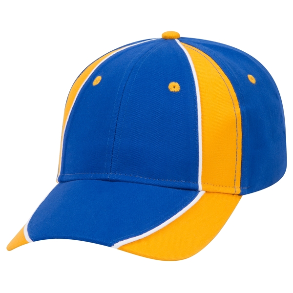 Piping Design Brushed Cotton Twill 6 Panel Baseball Cap - Piping Design Brushed Cotton Twill 6 Panel Baseball Cap - Image 39 of 95