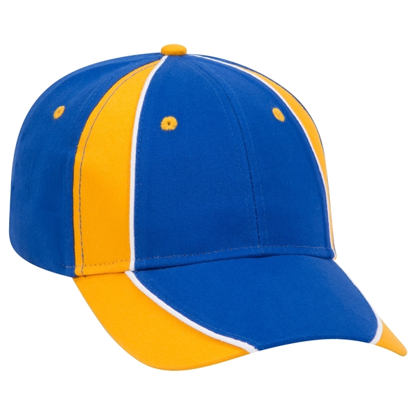 Piping Design Brushed Cotton Twill 6 Panel Baseball Cap - Piping Design Brushed Cotton Twill 6 Panel Baseball Cap - Image 36 of 95