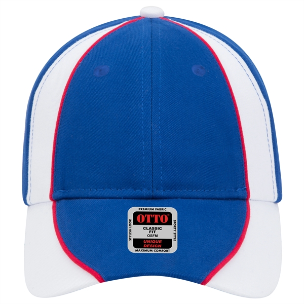 Piping Design Brushed Cotton Twill 6 Panel Baseball Cap - Piping Design Brushed Cotton Twill 6 Panel Baseball Cap - Image 44 of 95