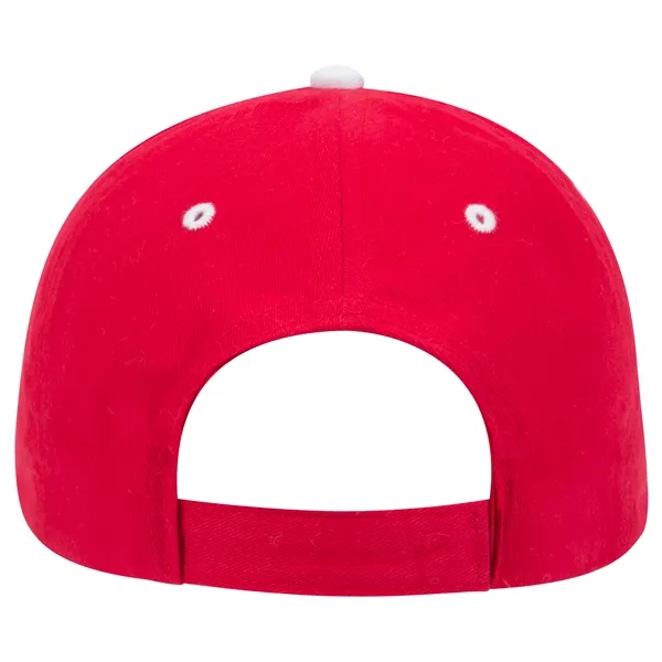 Piping Design Brushed Cotton Twill 6 Panel Baseball Cap - Piping Design Brushed Cotton Twill 6 Panel Baseball Cap - Image 49 of 95