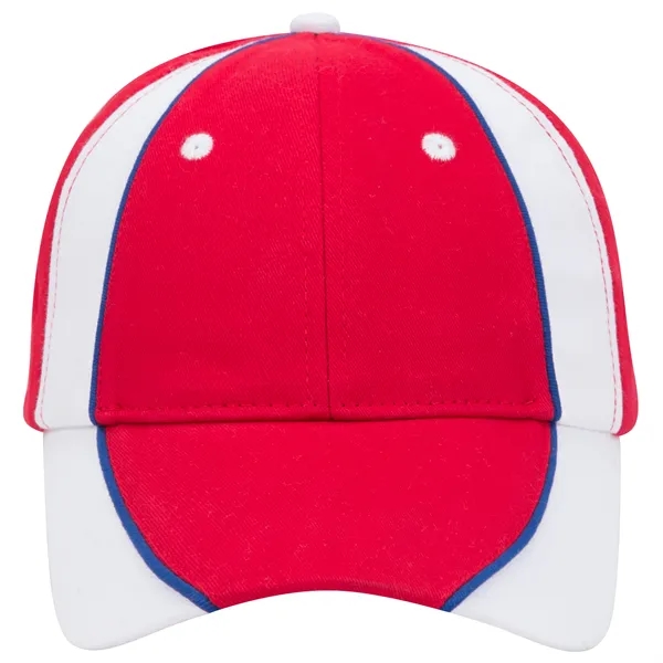 Piping Design Brushed Cotton Twill 6 Panel Baseball Cap - Piping Design Brushed Cotton Twill 6 Panel Baseball Cap - Image 50 of 95