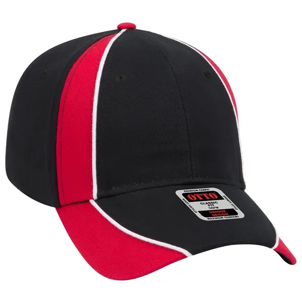 Piping Design Brushed Cotton Twill 6 Panel Baseball Cap - Piping Design Brushed Cotton Twill 6 Panel Baseball Cap - Image 54 of 95