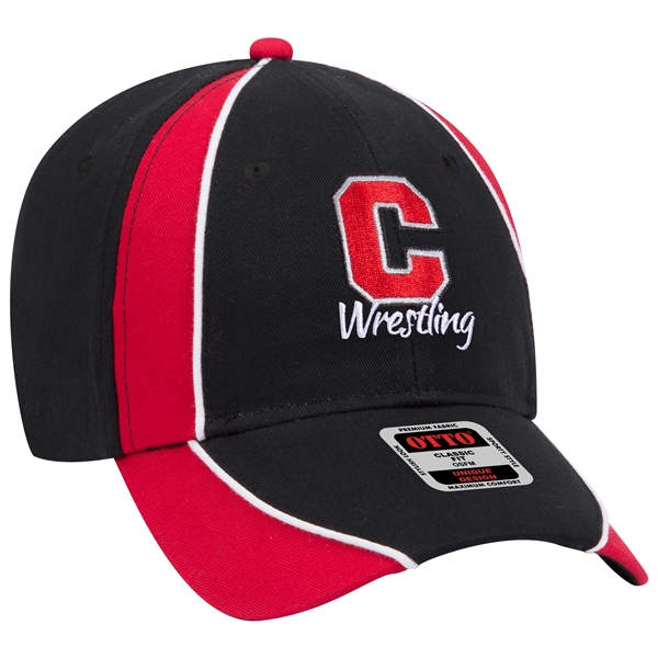 Piping Design Brushed Cotton Twill 6 Panel Baseball Cap - Piping Design Brushed Cotton Twill 6 Panel Baseball Cap - Image 55 of 95