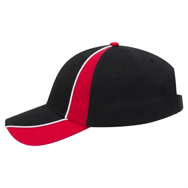 Piping Design Brushed Cotton Twill 6 Panel Baseball Cap - Piping Design Brushed Cotton Twill 6 Panel Baseball Cap - Image 59 of 95
