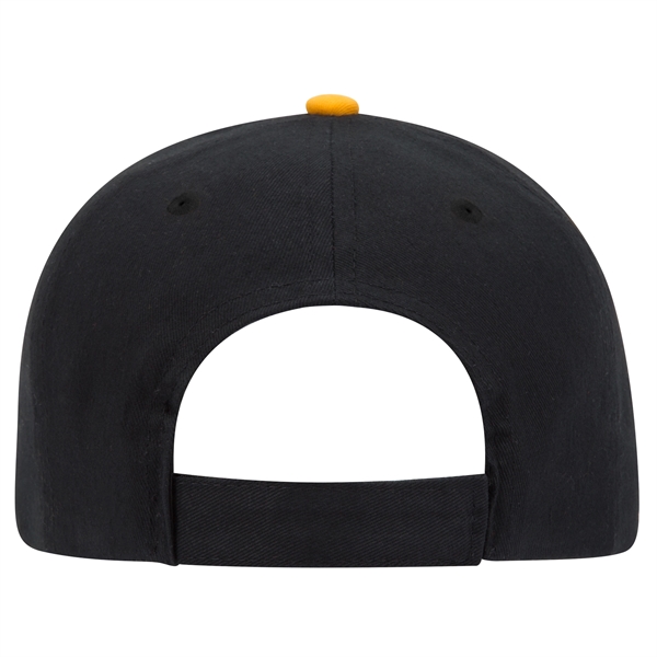 Piping Design Brushed Cotton Twill 6 Panel Baseball Cap - Piping Design Brushed Cotton Twill 6 Panel Baseball Cap - Image 62 of 95