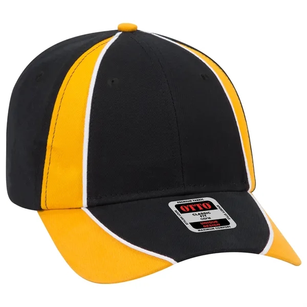 Piping Design Brushed Cotton Twill 6 Panel Baseball Cap - Piping Design Brushed Cotton Twill 6 Panel Baseball Cap - Image 61 of 95