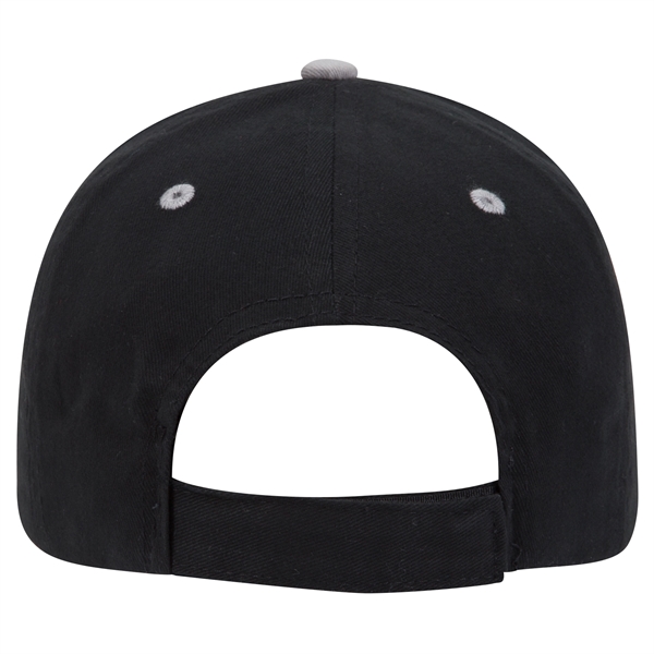 Piping Design Brushed Cotton Twill 6 Panel Baseball Cap - Piping Design Brushed Cotton Twill 6 Panel Baseball Cap - Image 68 of 95