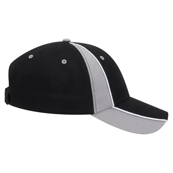 Piping Design Brushed Cotton Twill 6 Panel Baseball Cap - Piping Design Brushed Cotton Twill 6 Panel Baseball Cap - Image 72 of 95