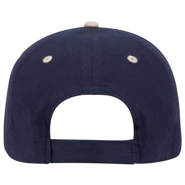 Piping Design Brushed Cotton Twill 6 Panel Baseball Cap - Piping Design Brushed Cotton Twill 6 Panel Baseball Cap - Image 75 of 95