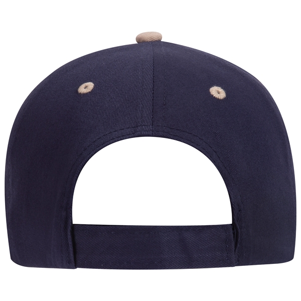 Piping Design Brushed Cotton Twill 6 Panel Baseball Cap - Piping Design Brushed Cotton Twill 6 Panel Baseball Cap - Image 76 of 95