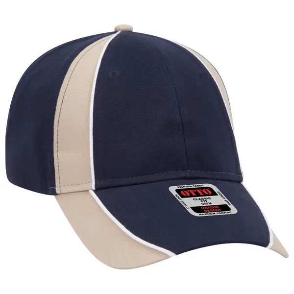 Piping Design Brushed Cotton Twill 6 Panel Baseball Cap - Piping Design Brushed Cotton Twill 6 Panel Baseball Cap - Image 73 of 95