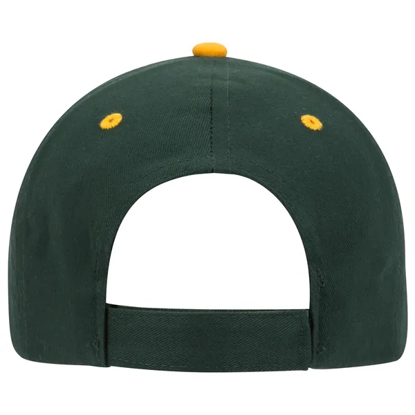 Piping Design Brushed Cotton Twill 6 Panel Baseball Cap - Piping Design Brushed Cotton Twill 6 Panel Baseball Cap - Image 84 of 95