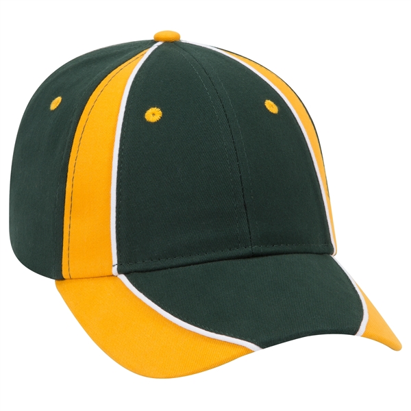 Piping Design Brushed Cotton Twill 6 Panel Baseball Cap - Piping Design Brushed Cotton Twill 6 Panel Baseball Cap - Image 83 of 95