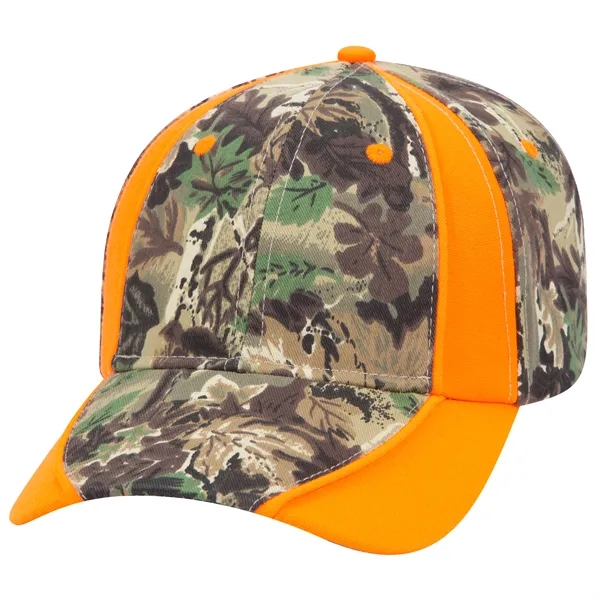 Piping Design Brushed Cotton Twill 6 Panel Baseball Cap - Piping Design Brushed Cotton Twill 6 Panel Baseball Cap - Image 93 of 95