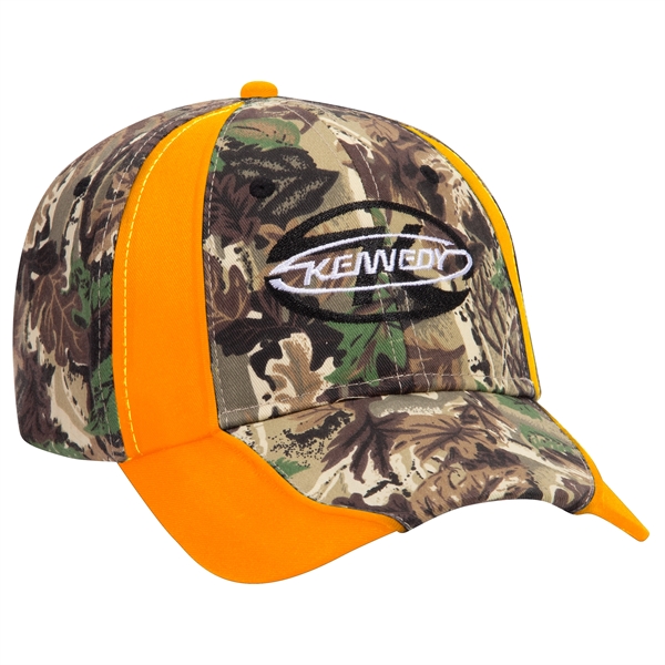 Piping Design Brushed Cotton Twill 6 Panel Baseball Cap - Piping Design Brushed Cotton Twill 6 Panel Baseball Cap - Image 90 of 95