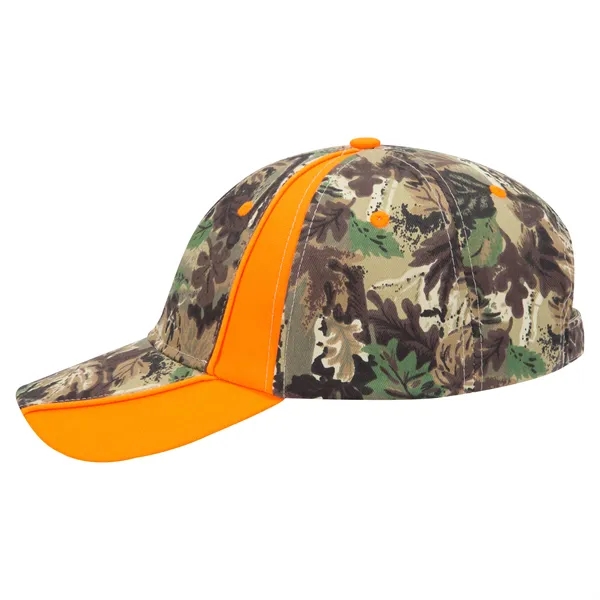 Piping Design Brushed Cotton Twill 6 Panel Baseball Cap - Piping Design Brushed Cotton Twill 6 Panel Baseball Cap - Image 94 of 95