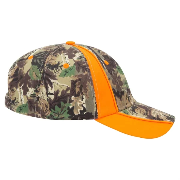 Piping Design Brushed Cotton Twill 6 Panel Baseball Cap - Piping Design Brushed Cotton Twill 6 Panel Baseball Cap - Image 95 of 95