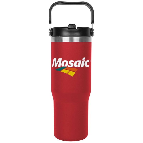 30oz. Stainless Steel Insulated Mug with Handle and Built-In - 30oz. Stainless Steel Insulated Mug with Handle and Built-In - Image 5 of 16