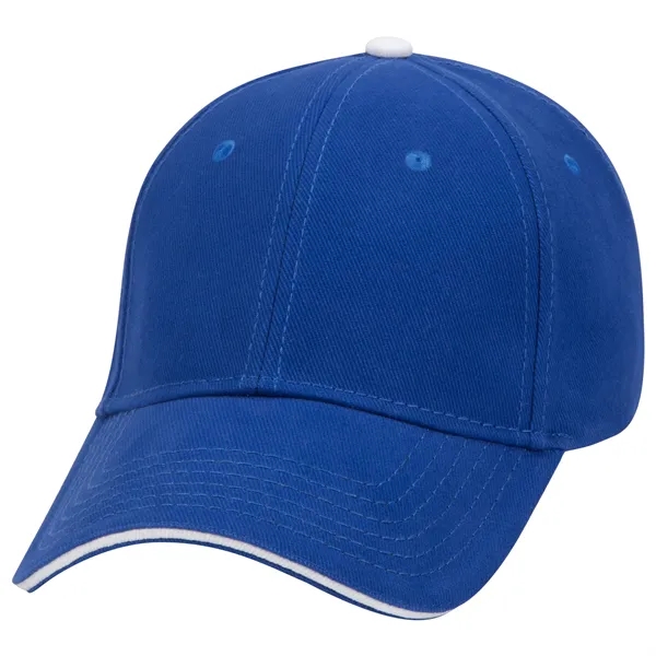Brushed Bull Denim Sandwich Visor 6 Panel Baseball Cap - Brushed Bull Denim Sandwich Visor 6 Panel Baseball Cap - Image 4 of 107
