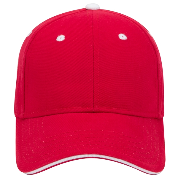 Brushed Bull Denim Sandwich Visor 6 Panel Baseball Cap - Brushed Bull Denim Sandwich Visor 6 Panel Baseball Cap - Image 9 of 107