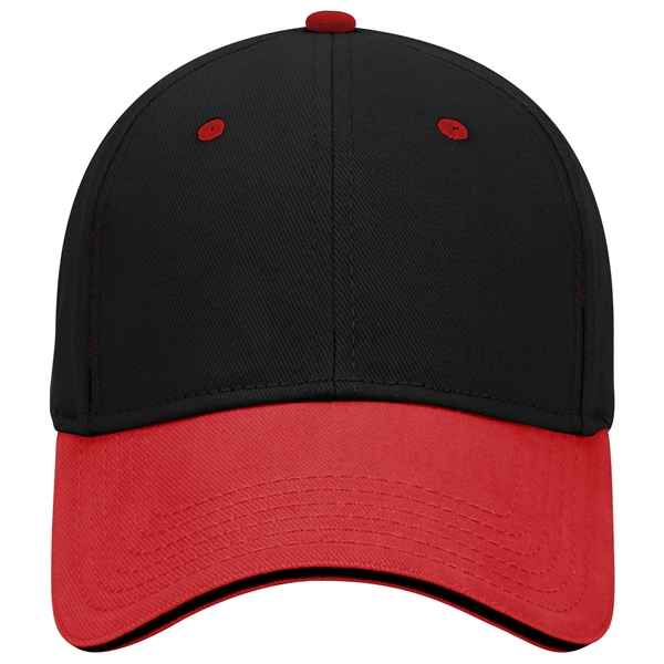 Brushed Bull Denim Sandwich Visor 6 Panel Baseball Cap - Brushed Bull Denim Sandwich Visor 6 Panel Baseball Cap - Image 15 of 107