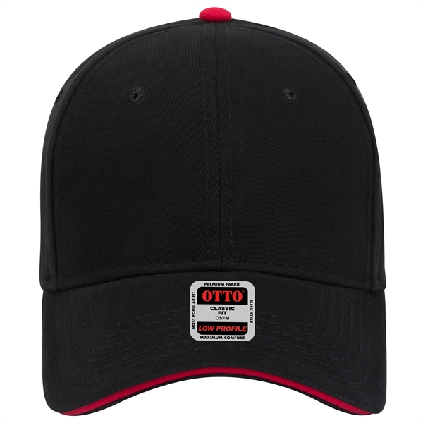 Brushed Bull Denim Sandwich Visor 6 Panel Baseball Cap - Brushed Bull Denim Sandwich Visor 6 Panel Baseball Cap - Image 21 of 107