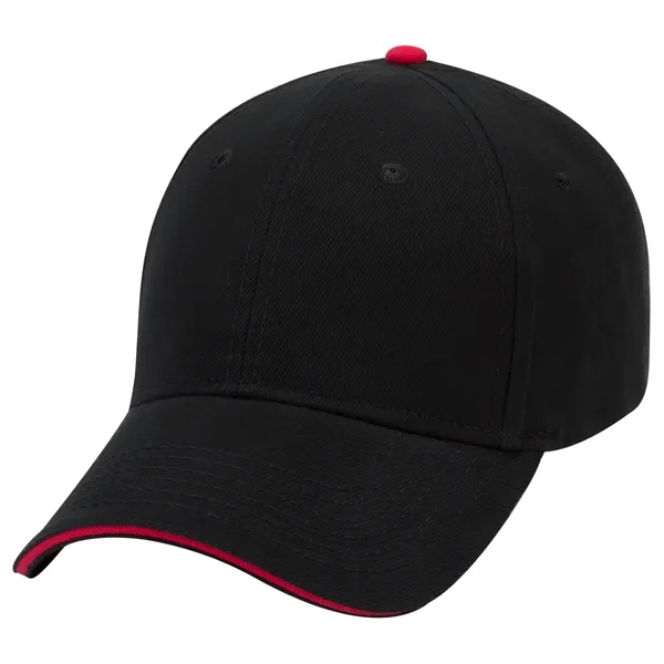 Brushed Bull Denim Sandwich Visor 6 Panel Baseball Cap - Brushed Bull Denim Sandwich Visor 6 Panel Baseball Cap - Image 22 of 107
