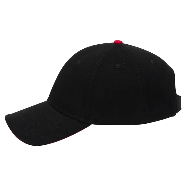 Brushed Bull Denim Sandwich Visor 6 Panel Baseball Cap - Brushed Bull Denim Sandwich Visor 6 Panel Baseball Cap - Image 23 of 107