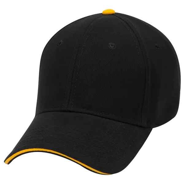 Brushed Bull Denim Sandwich Visor 6 Panel Baseball Cap - Brushed Bull Denim Sandwich Visor 6 Panel Baseball Cap - Image 28 of 107