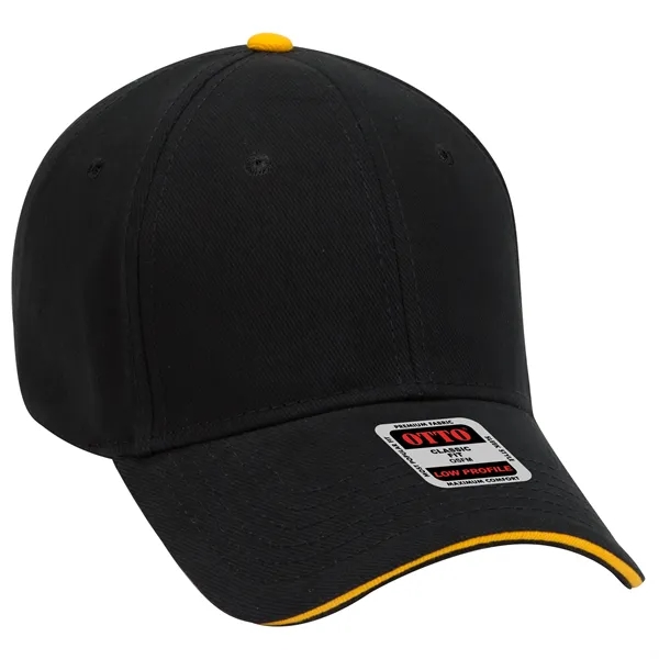 Brushed Bull Denim Sandwich Visor 6 Panel Baseball Cap - Brushed Bull Denim Sandwich Visor 6 Panel Baseball Cap - Image 25 of 107