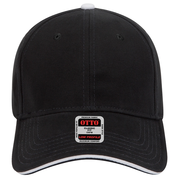 Brushed Bull Denim Sandwich Visor 6 Panel Baseball Cap - Brushed Bull Denim Sandwich Visor 6 Panel Baseball Cap - Image 33 of 107