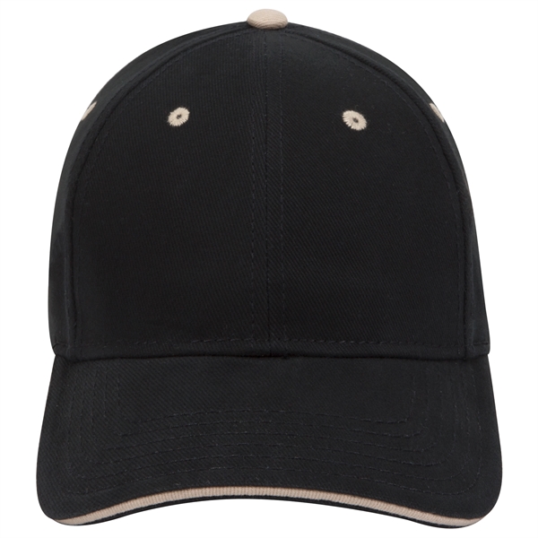 Brushed Bull Denim Sandwich Visor 6 Panel Baseball Cap - Brushed Bull Denim Sandwich Visor 6 Panel Baseball Cap - Image 39 of 107
