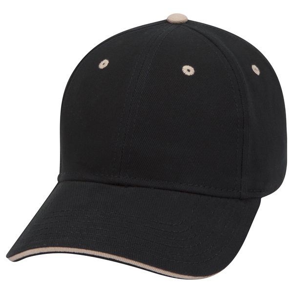Brushed Bull Denim Sandwich Visor 6 Panel Baseball Cap - Brushed Bull Denim Sandwich Visor 6 Panel Baseball Cap - Image 40 of 107