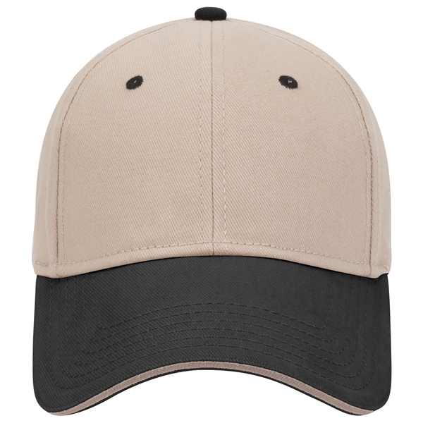 Brushed Bull Denim Sandwich Visor 6 Panel Baseball Cap - Brushed Bull Denim Sandwich Visor 6 Panel Baseball Cap - Image 45 of 107