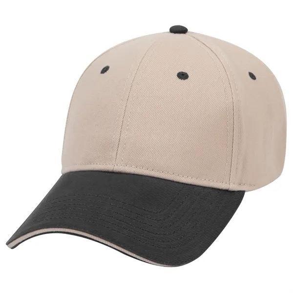Brushed Bull Denim Sandwich Visor 6 Panel Baseball Cap - Brushed Bull Denim Sandwich Visor 6 Panel Baseball Cap - Image 46 of 107